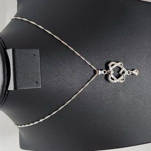 Crystal 🔮 Infinity Heart Necklace